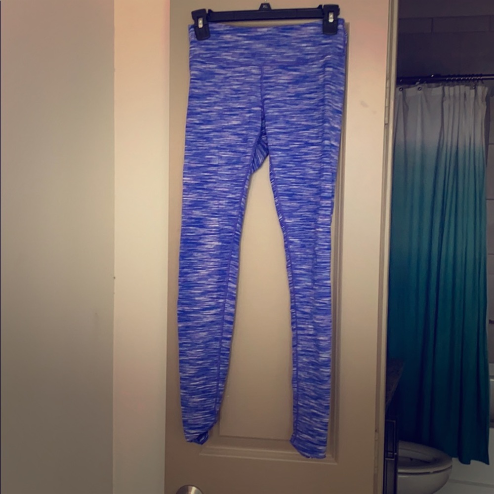 Zella Purple and White XS Workout Leggings